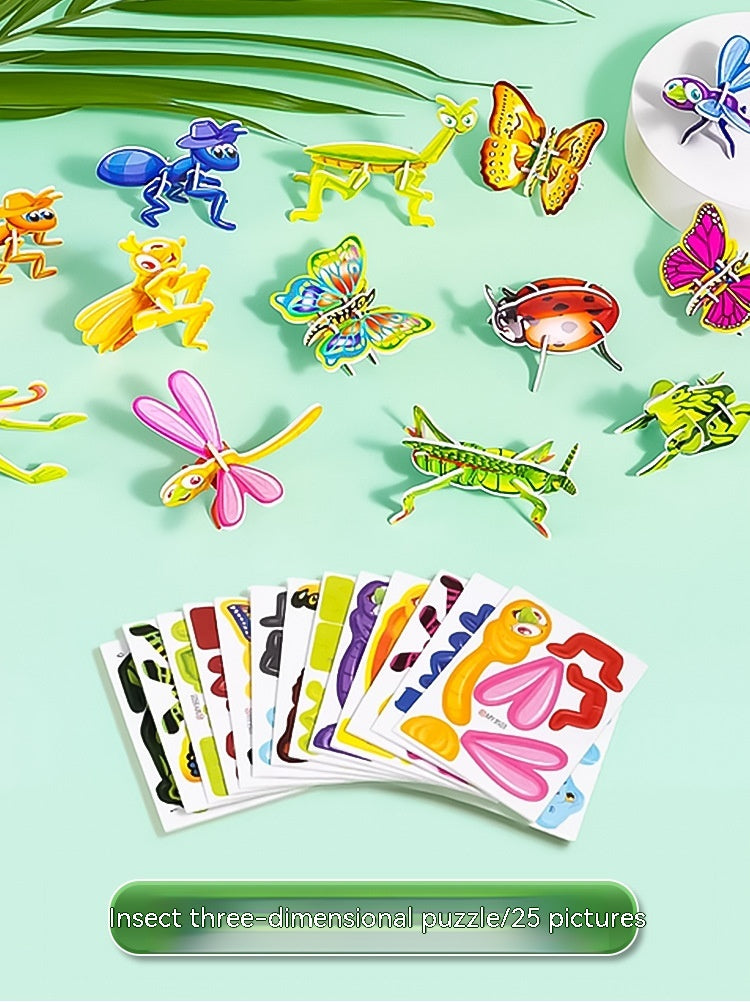 3D Animal Puzzle DIY Toy