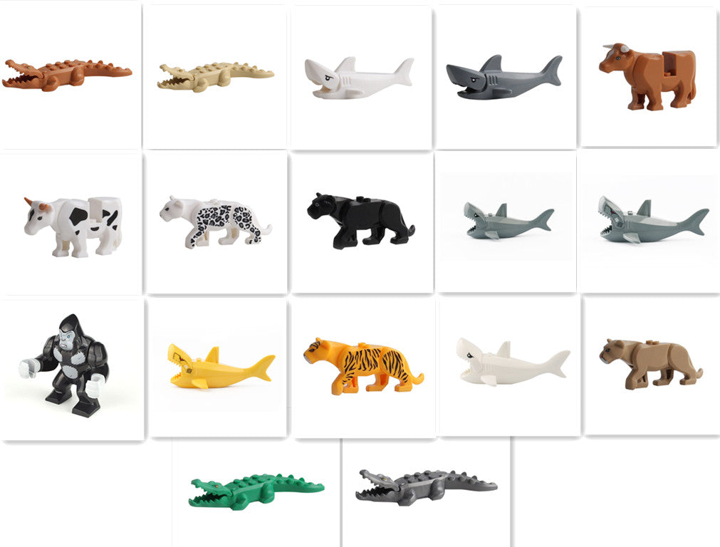 Cartoon Animal Building Blocks