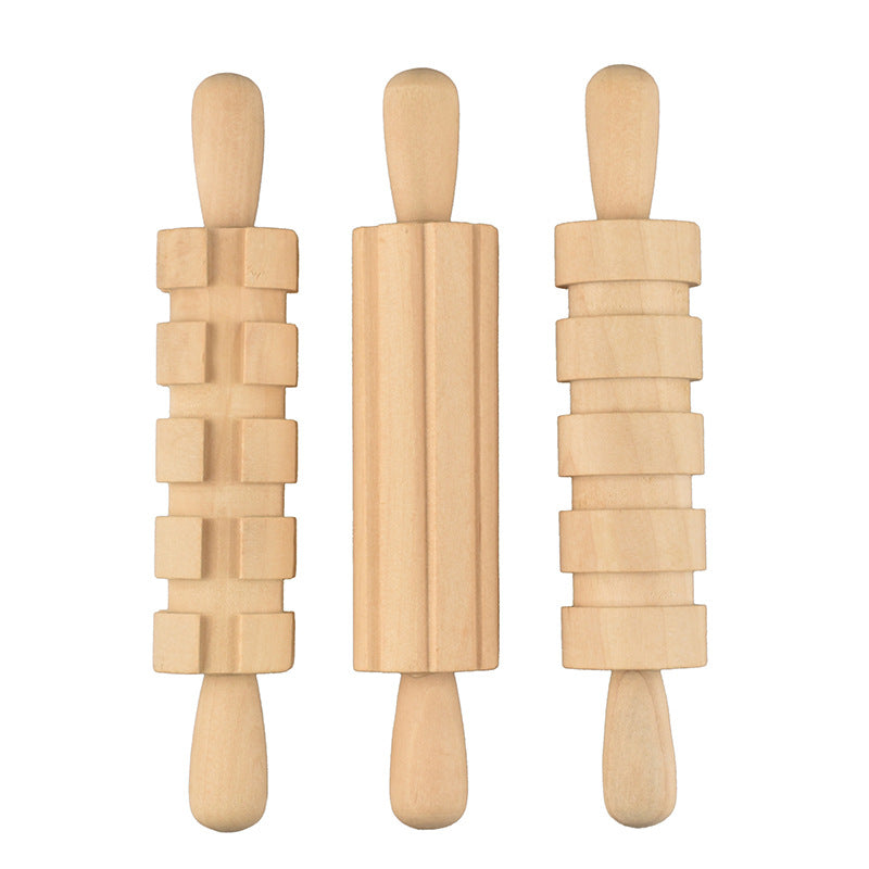 12-Piece Wooden Clay Modeling Tool Set