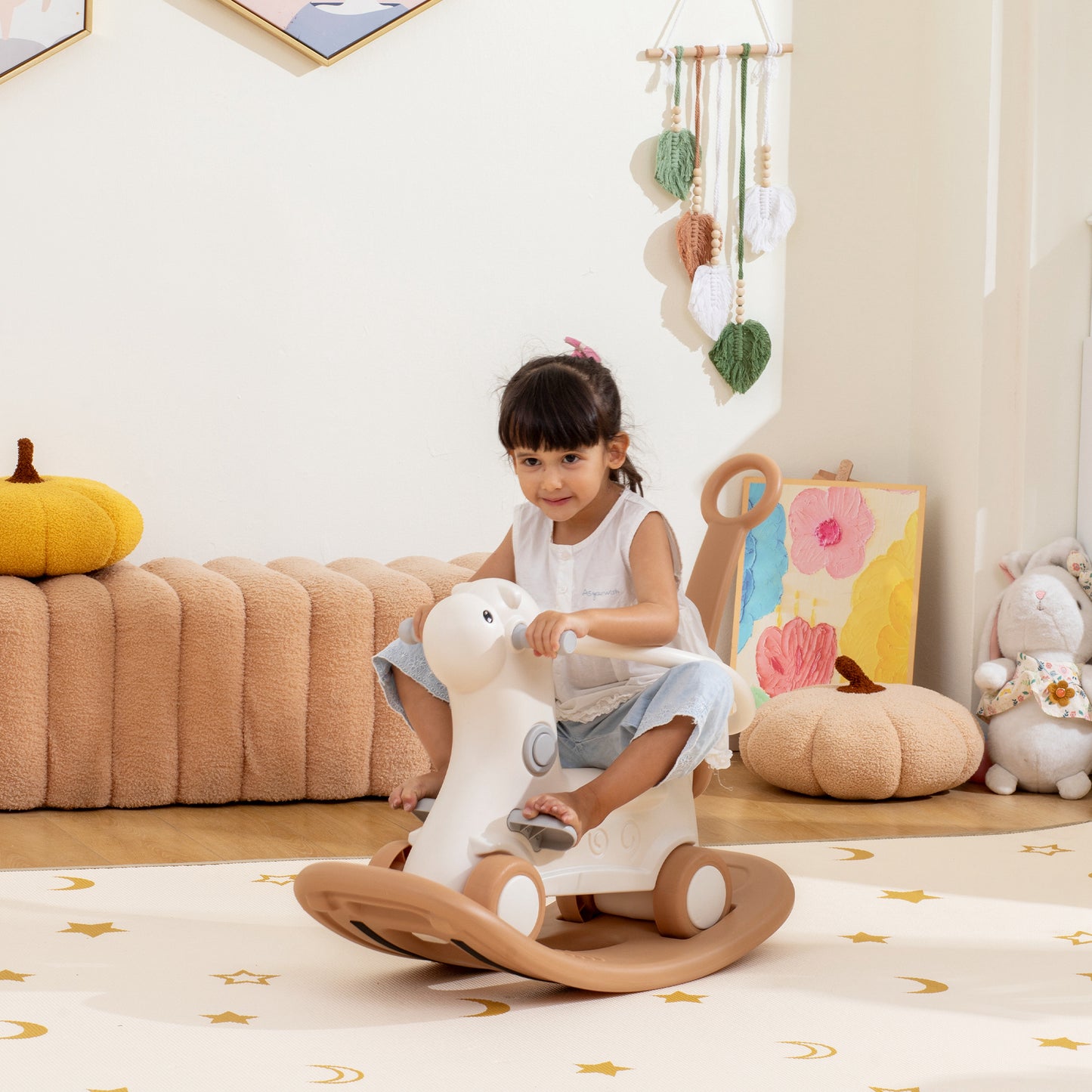 4-in-1 Rocking Horse for Toddlers
