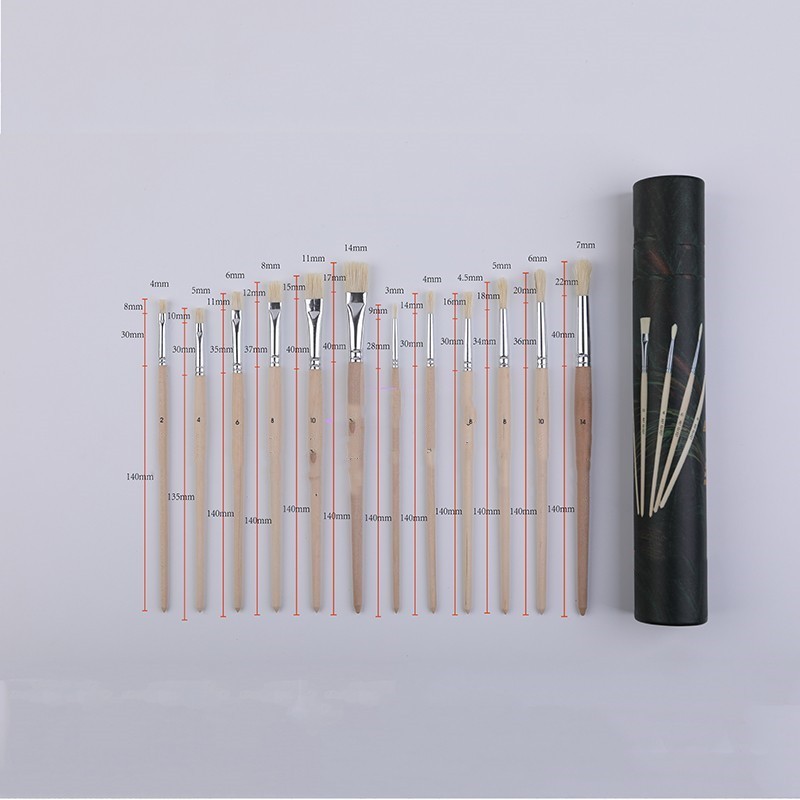 12-Piece Oil Painting Brush Set