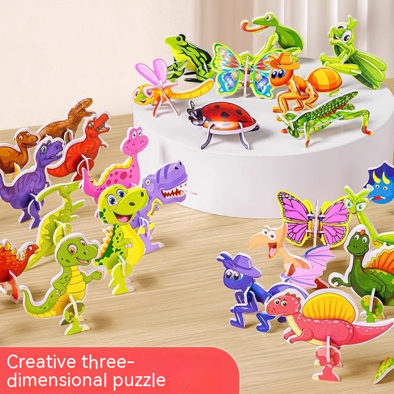 3D Animal Puzzle DIY Toy