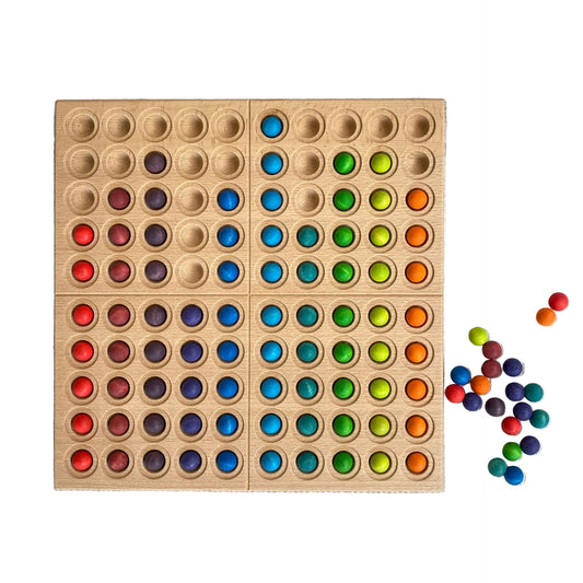 Montessori Teaching Aids Mathematics Enlightenment English Hundred Board