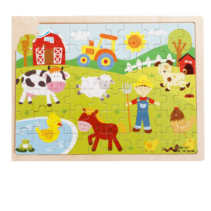 Wooden Early Education Puzzle Set