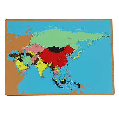 Montessori Science And Culture World Map Panel Toy