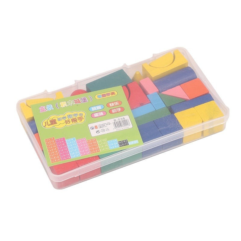 Geometry Math Stick Wooden Toy for Kids