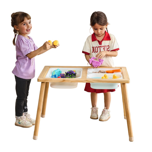 Wooden Kids Sensory Activity Table