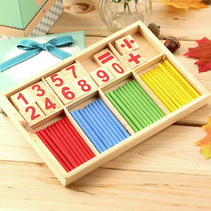 Math Manipulatives Wooden Counting Sticks