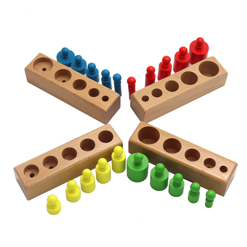 Montessori Kindergarten Wooden Building Blocks