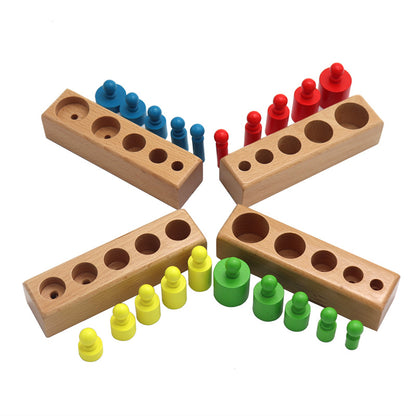 Montessori Kindergarten Wooden Building Blocks