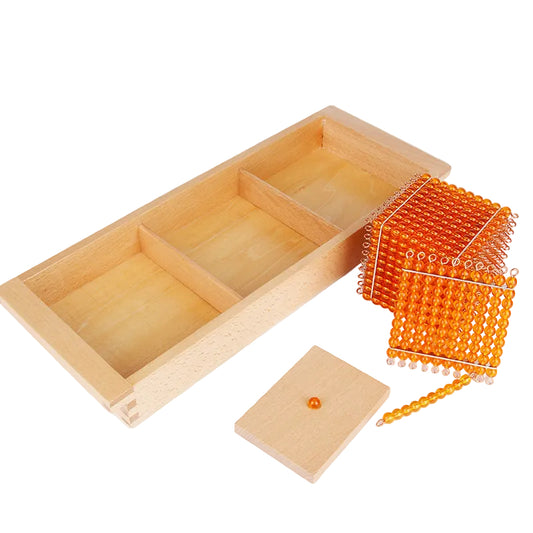 Montessori teaching aids early education golden beads