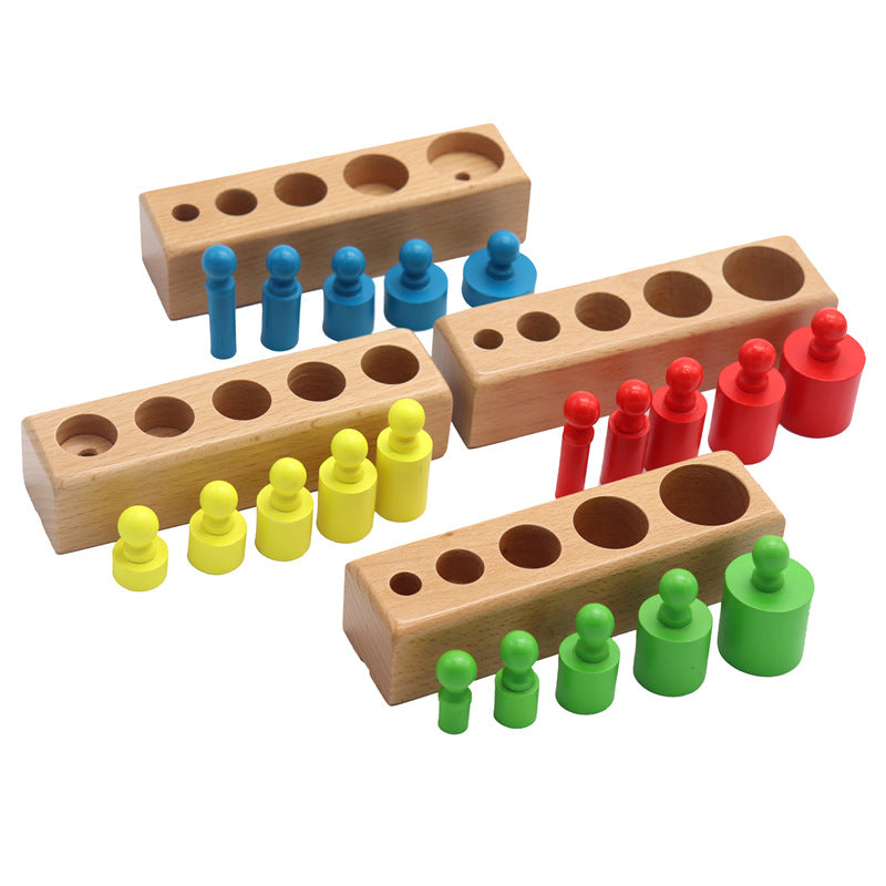 Montessori Kindergarten Wooden Building Blocks