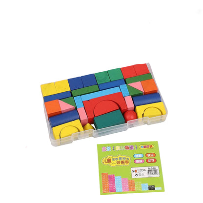 Geometry Math Stick Wooden Toy for Kids