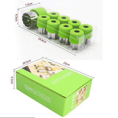 Vegetable Fruit Flowers Cartoon Cutter Mold Cake Cookie Biscuit Cutting Shape Tools