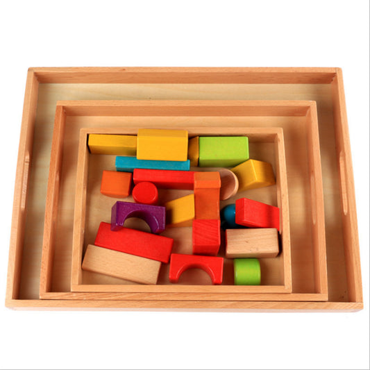 Montessori Handle Operation Tray