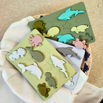 Marine Animal Silicone Building Blocks