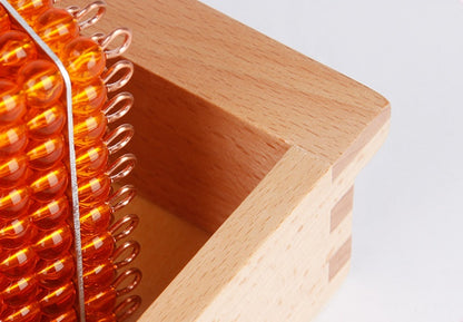 Montessori teaching aids early education golden beads