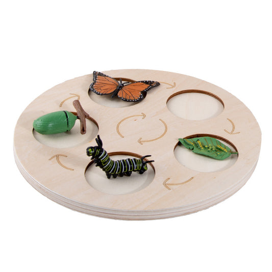 Children's Life Cycle Wooden Puzzle Toy