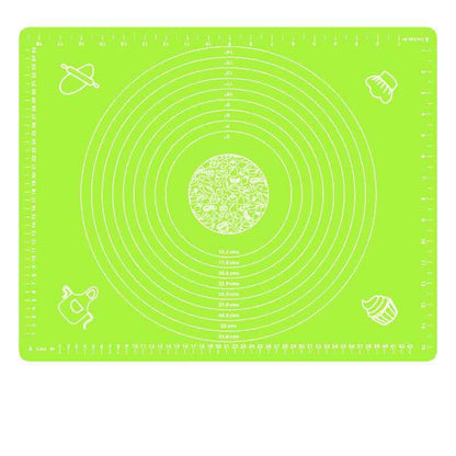 Thickened silicone kneading mat