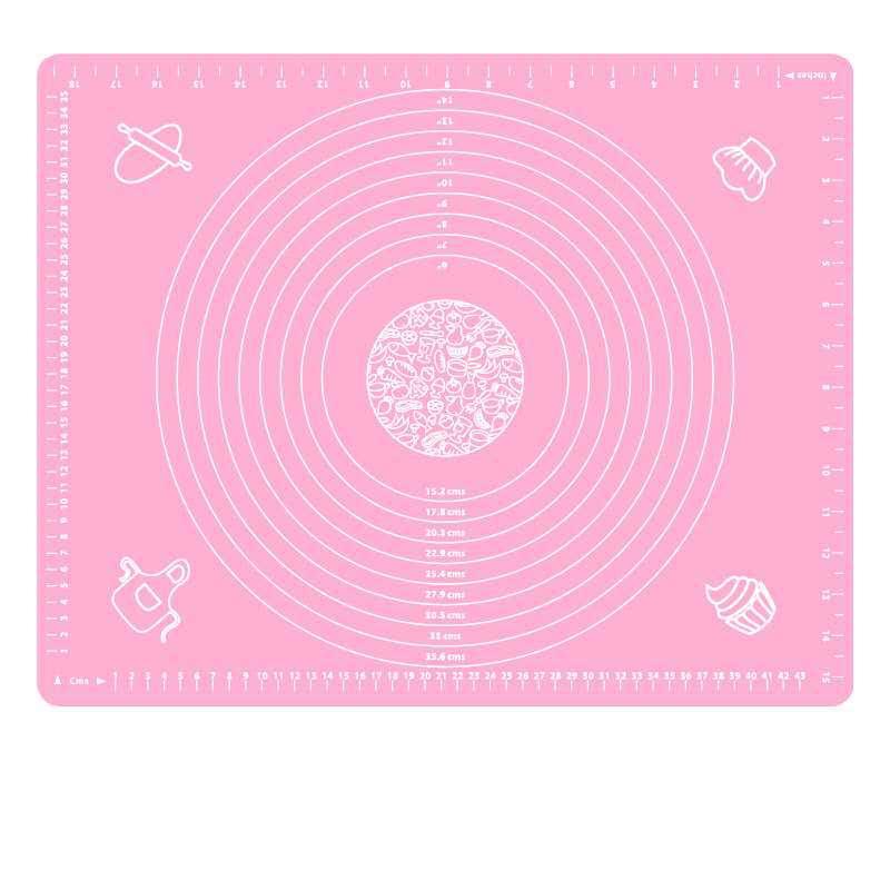 Thickened silicone kneading mat