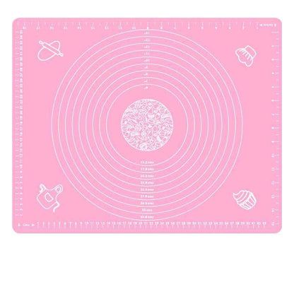 Thickened silicone kneading mat