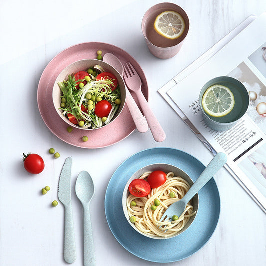 Wheat Straw Kids Cutlery Set