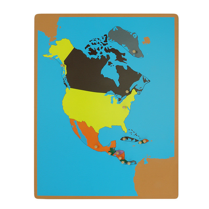 Montessori Science And Culture World Map Panel Toy