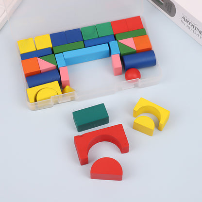 Geometry Math Stick Wooden Toy for Kids