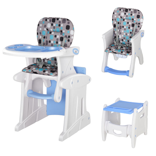 2-in-1 Convertible Baby High Chair
