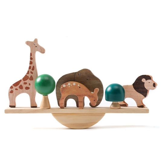 Wood stacking animals