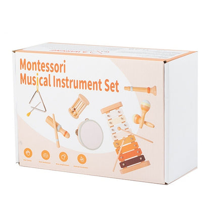 Wooden Orff Musical Instrument Set