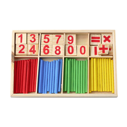Math Manipulatives Wooden Counting Sticks