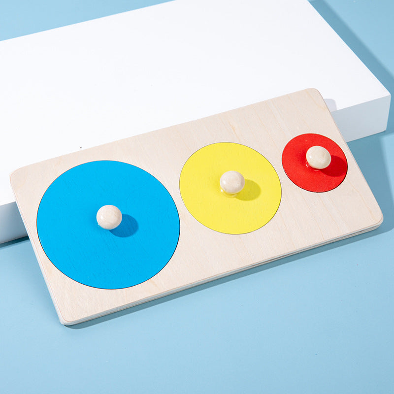 Montessori Teaching Aid Geometric Panel Intelligence Puzzle