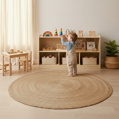Montessori-Inspired Bookshelf & Storage Organizer