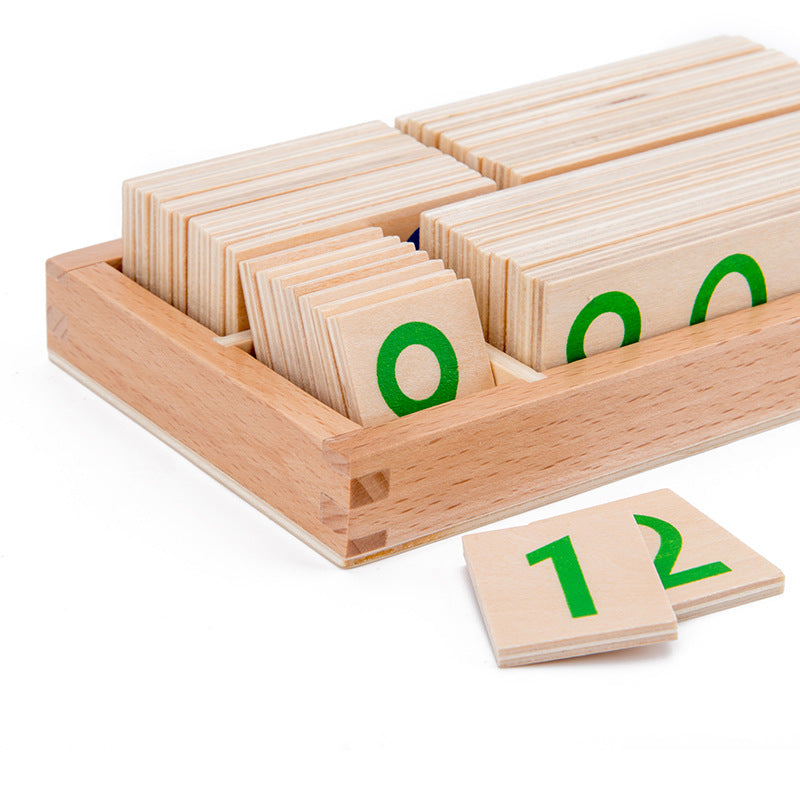 Wooden Montessori material Mathematics teaching aids