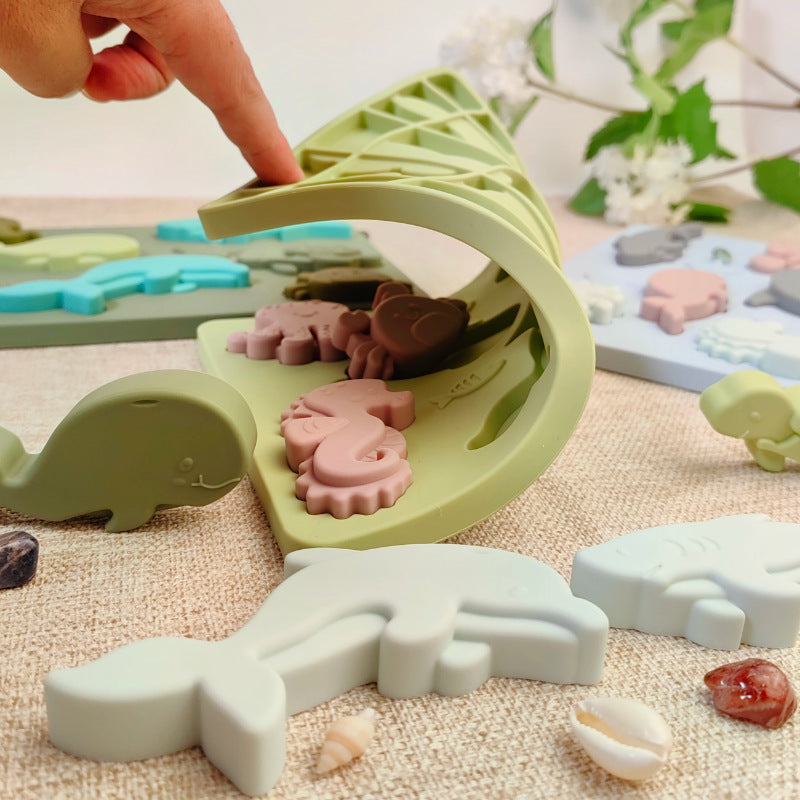 Marine Animal Silicone Building Blocks