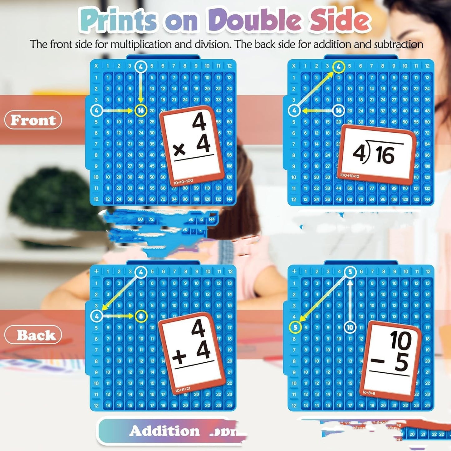 Multiplication and Division Flash Memory Cards