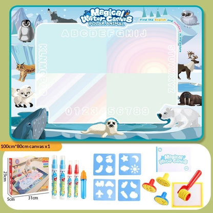 Large Reusable Water Canvas Drawing Mat