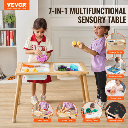 Wooden Kids Sensory Activity Table