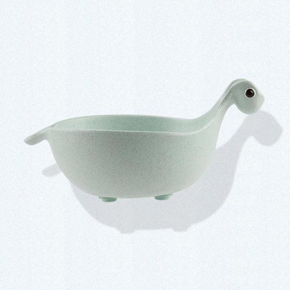 Cute Dinosaur Wheat Straw Bowl
