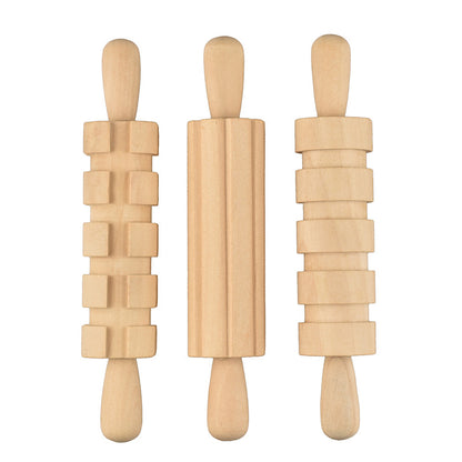 12-Piece Wooden Clay Modeling Tool Set