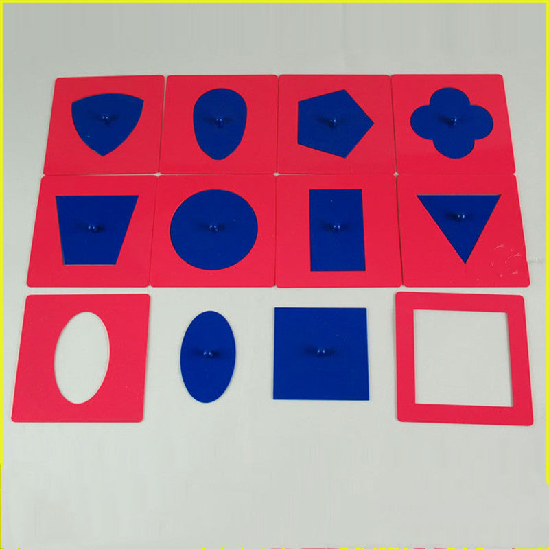 Sensory Teaching Iron Geometric Panel Montessori