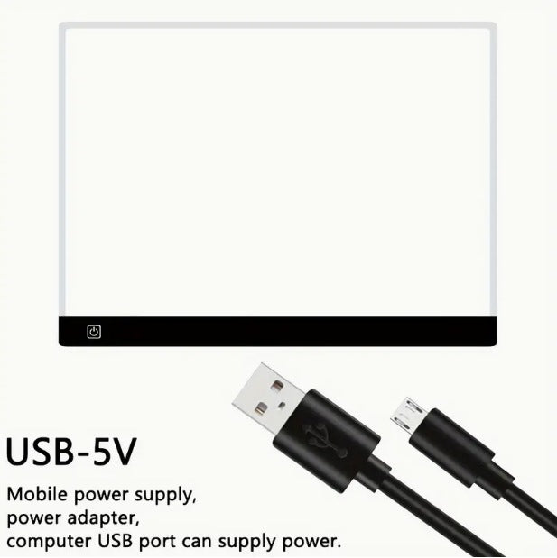 Adjustable Light-transmitting Drawing Board for Kids