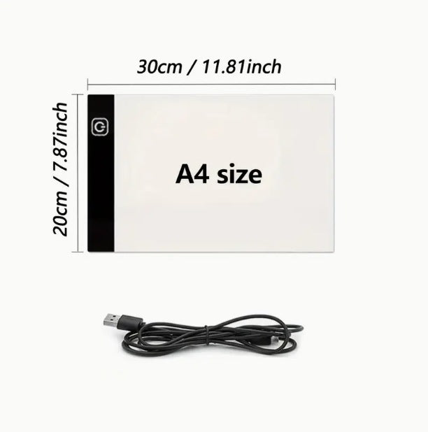 Adjustable Light-transmitting Drawing Board for Kids