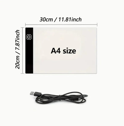 Adjustable Light-transmitting Drawing Board for Kids