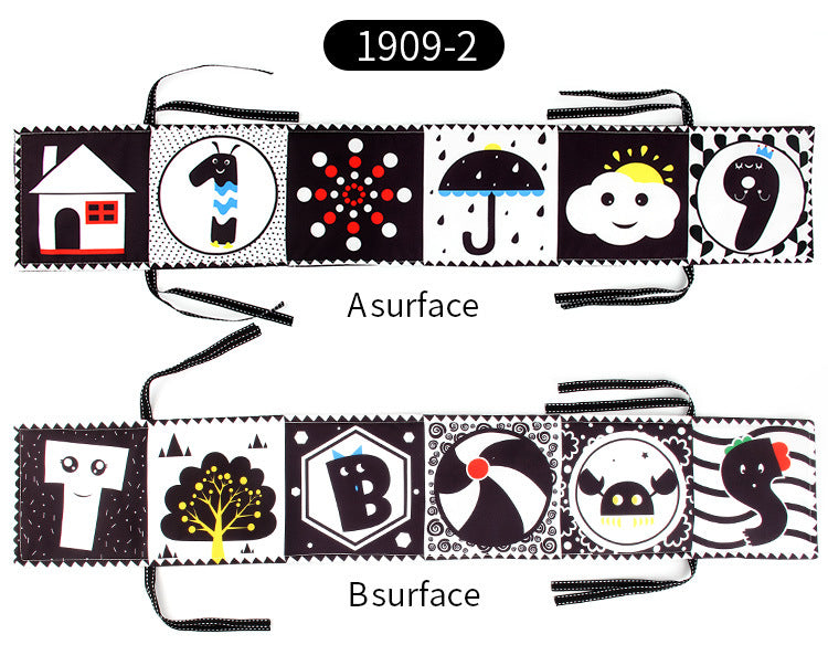 Infant Early Education Educational Toys Double Sided Cloth Book