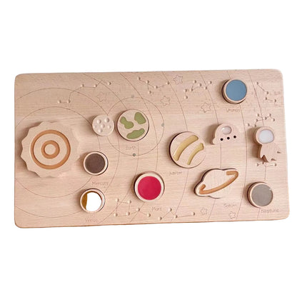 Wooden Magnetic Planetary Disk