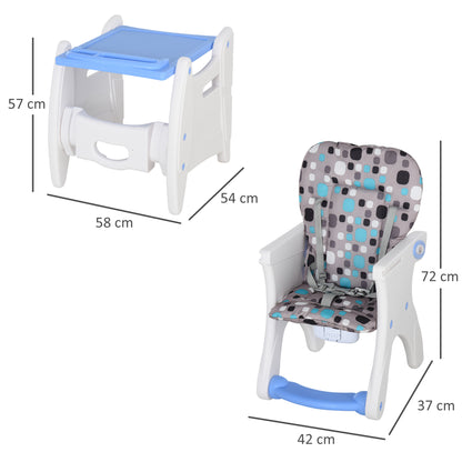 2-in-1 Convertible Baby High Chair