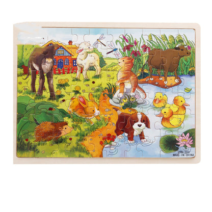 Wooden Early Education Puzzle Set