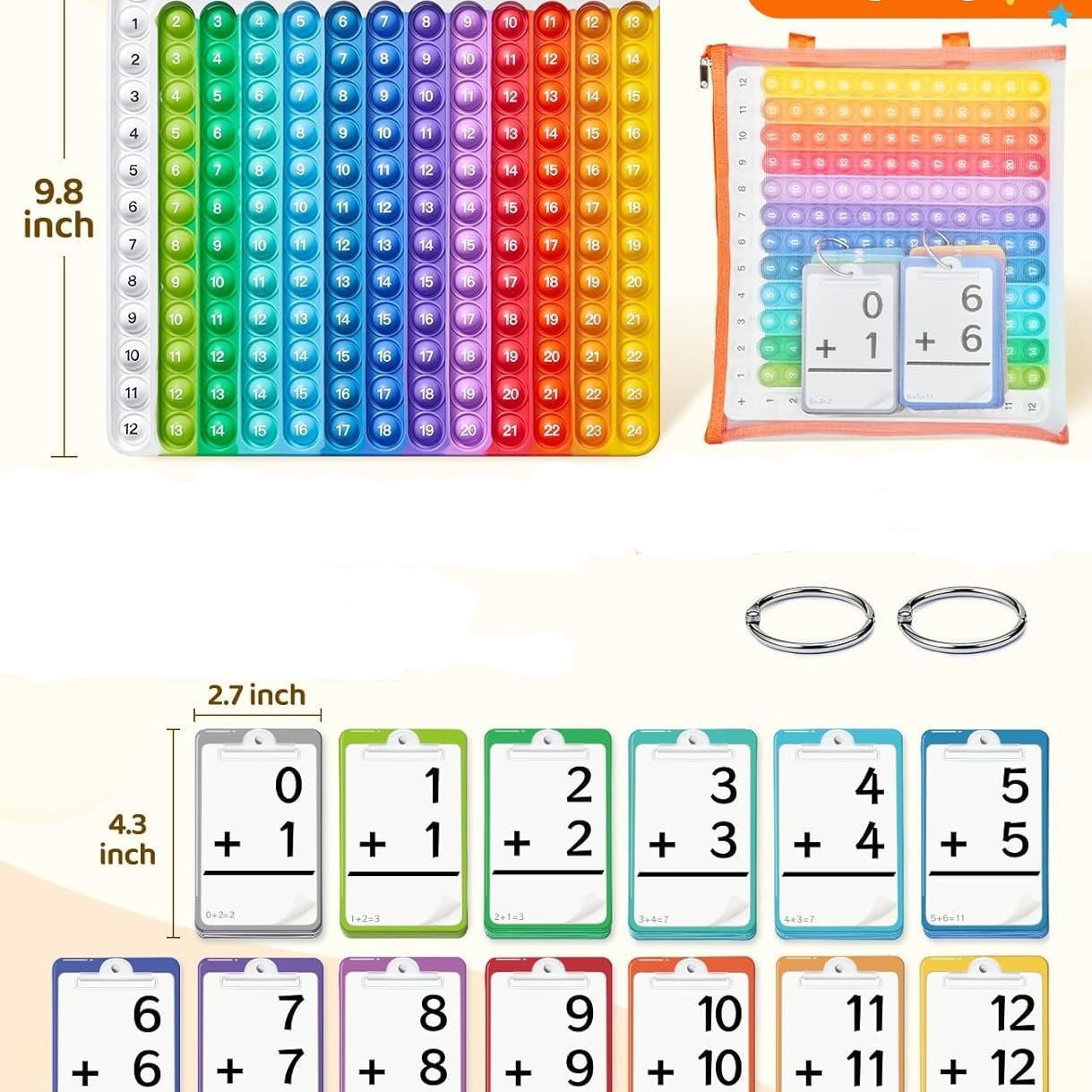 Multiplication and Division Flash Memory Cards